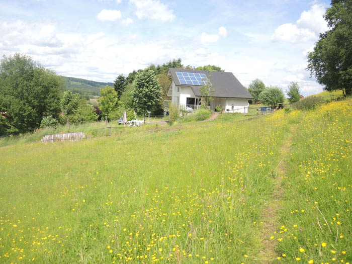 Gîte Varsberg, Moselle - vue prairie extérieur    